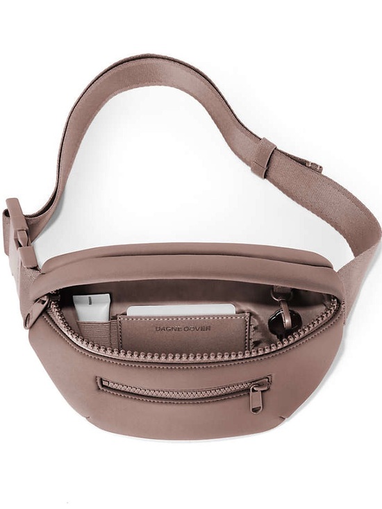 Dagne Dover Handbags - Dagne Dover Mauve Mini Belt Bag